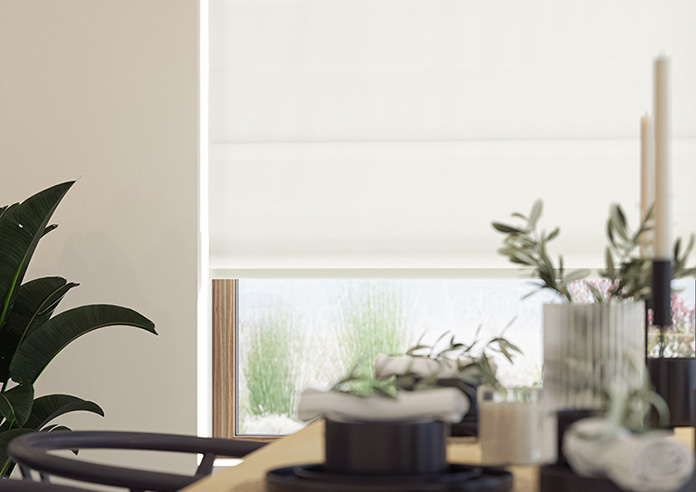Vienna, Seashell White - Roman Blind - Image 5